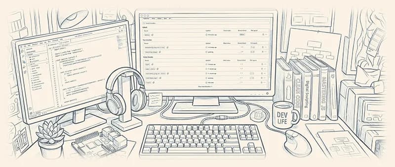 Bureau Développeur Croquis