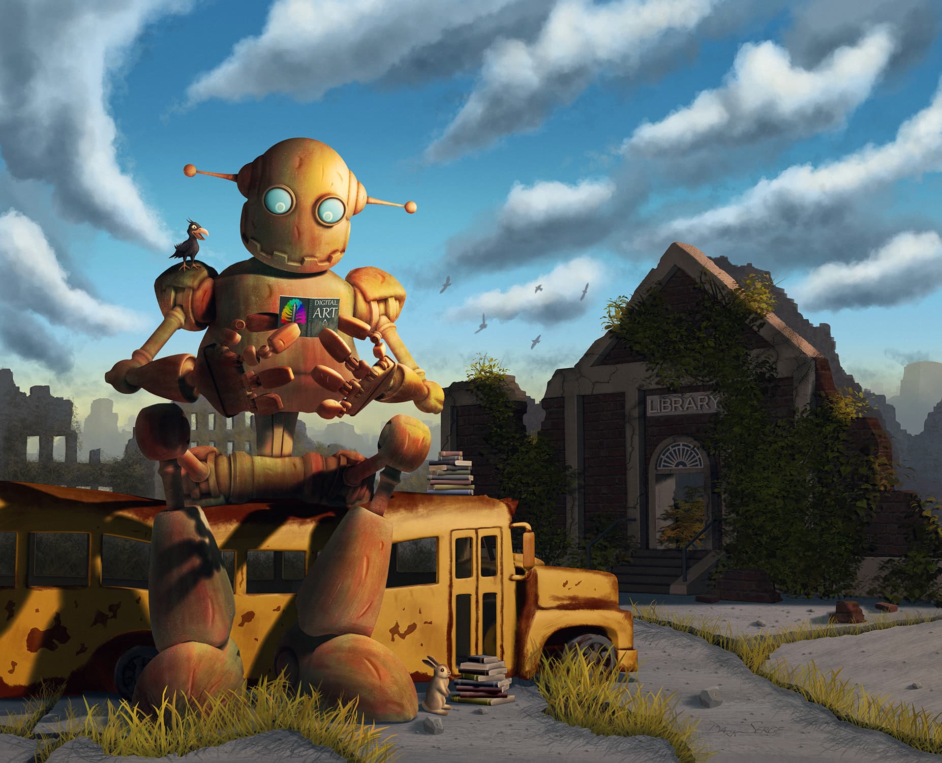 Couverture de Big Robot Small Book